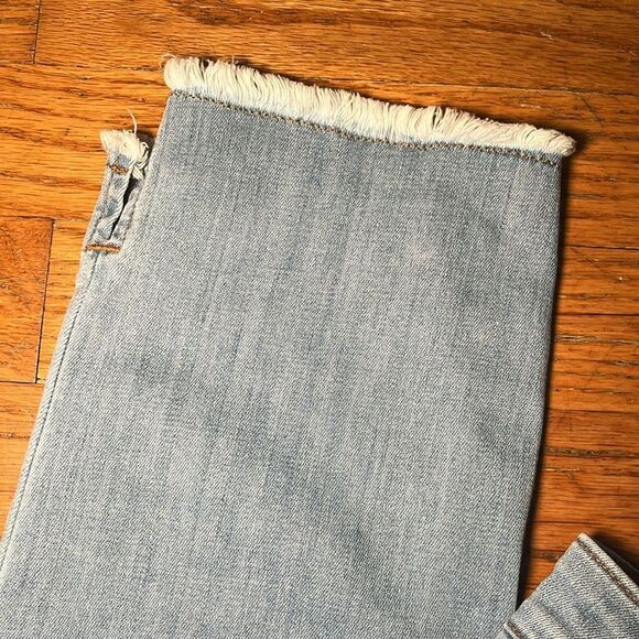 Eileen Fisher Blue Straight Leg Jeans - Picture 3 of 8